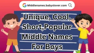 boy middle names